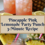 Pineapple Pink Lemonade Party Drink Recipe