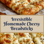 Homemade Cheesy Breadsticks Recipe