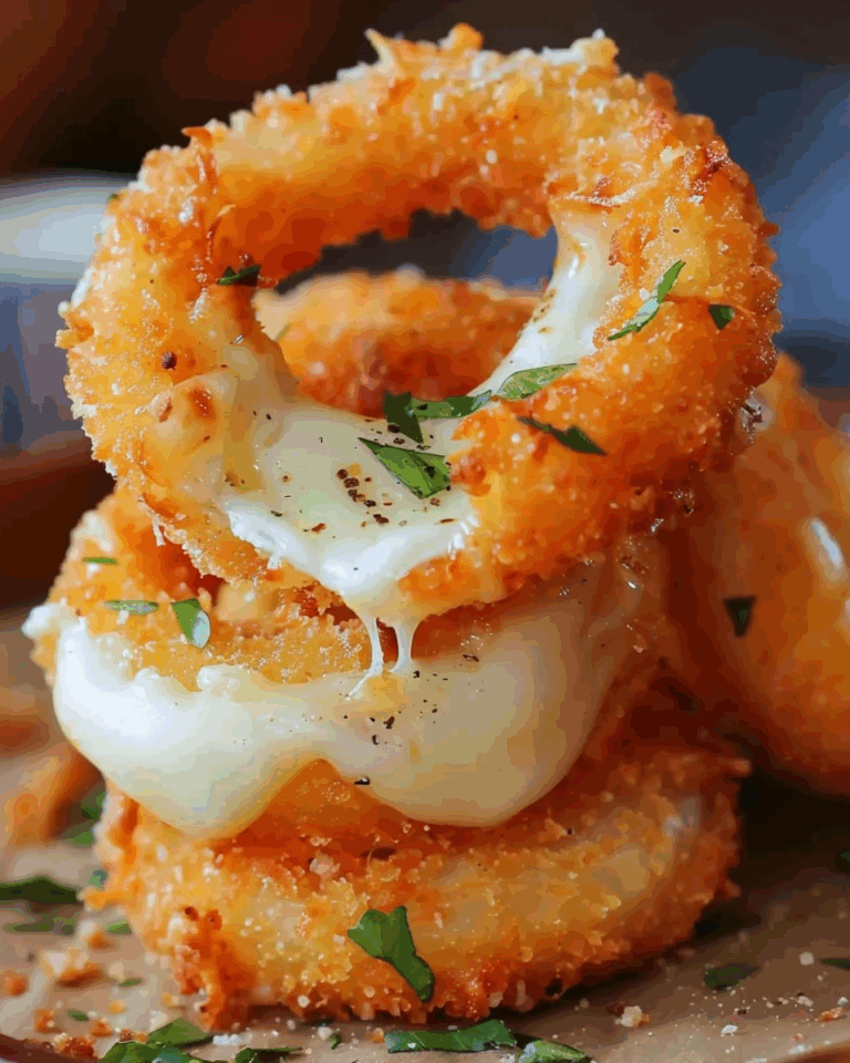 Cheesy Onion Rings