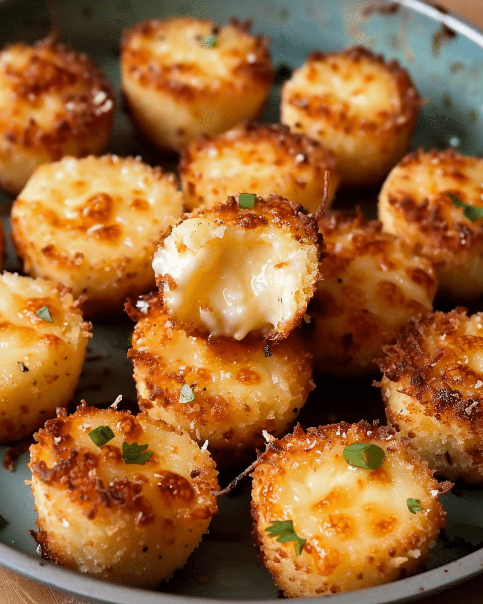 Cheesy Parmesan Mozzarella Bites