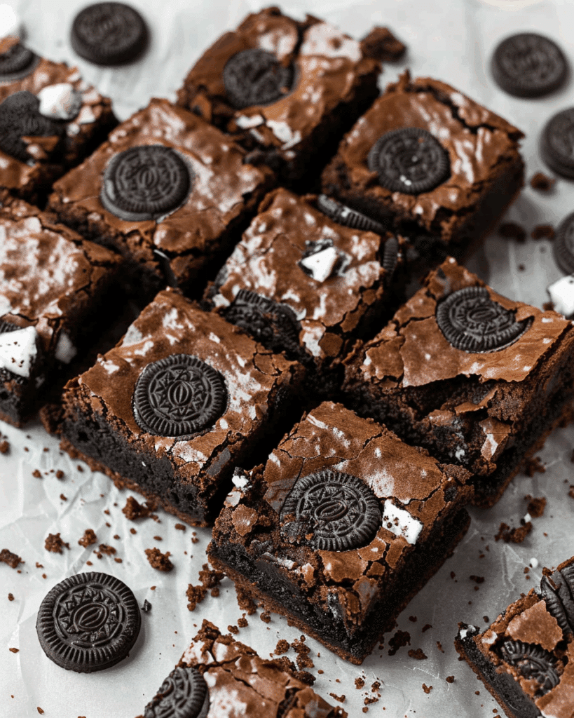Easy Fudgy Oreo Brownie Recipe