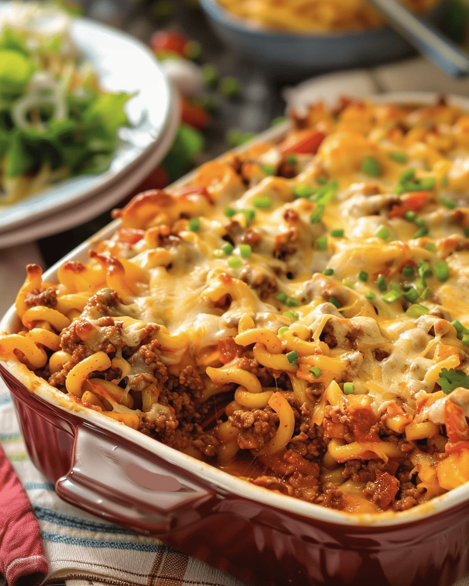 Sloppy Joe Casserole with Noodles: Hearty and Cheesy Comfort Food