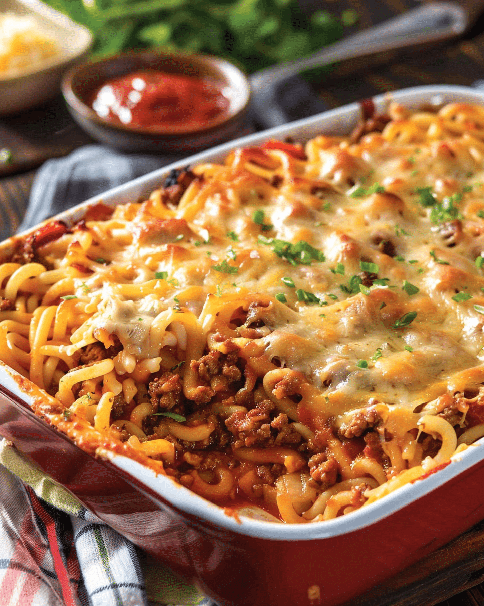 Sloppy Joe Casserole with Noodles: Hearty and Cheesy Comfort Food