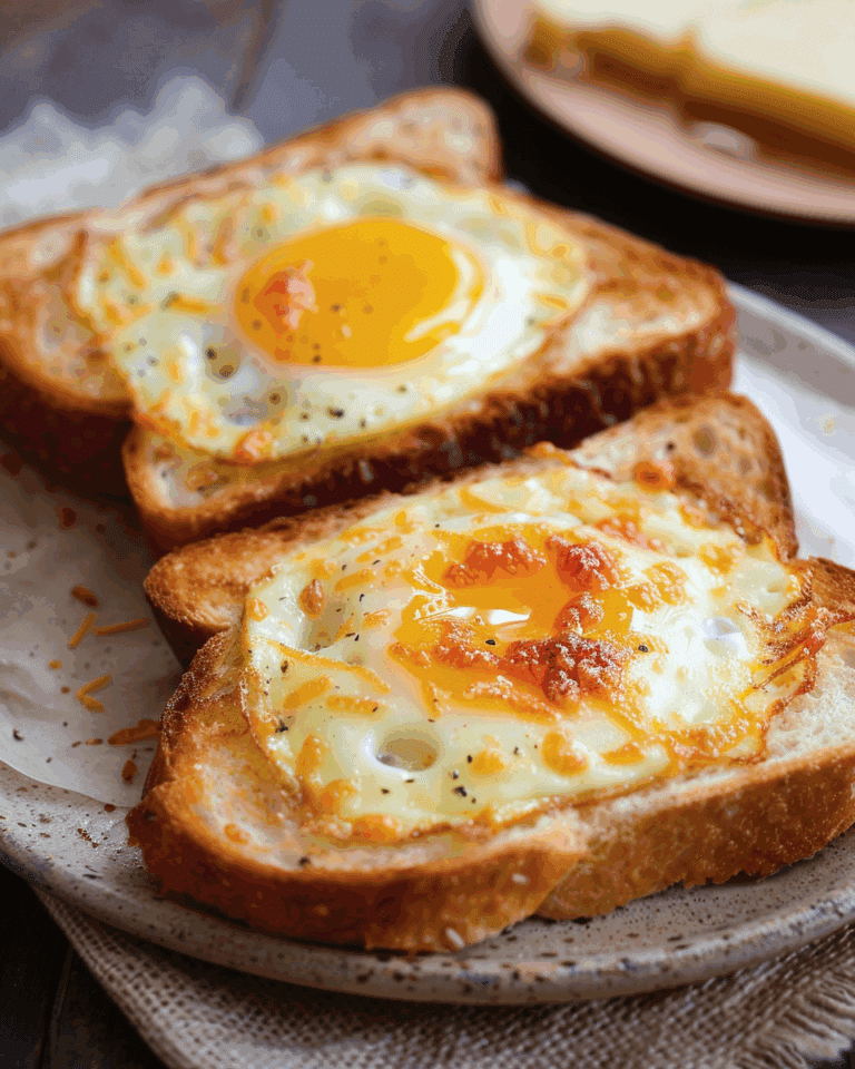 Air Fryer Egg and Cheese Toast