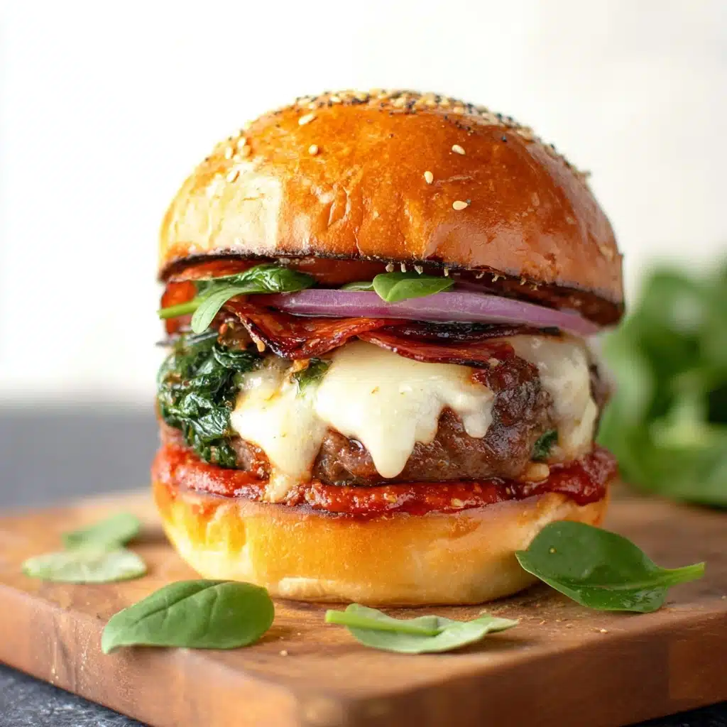 Pizza Burgers Recipe - Recipe Image