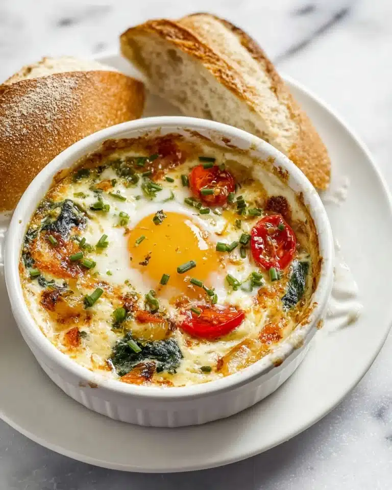 Baked Feta Eggs Recipe