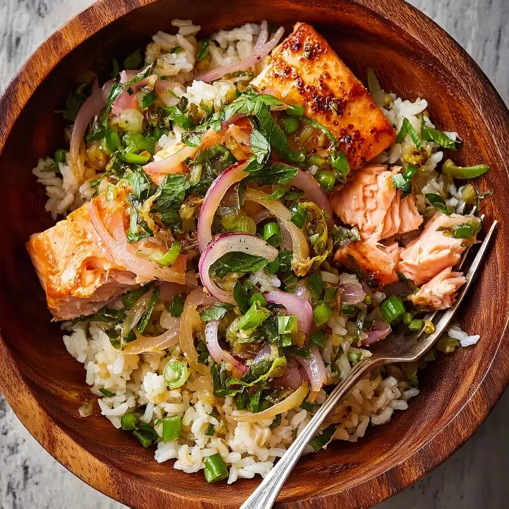 Miso Butter Salmon with Sizzled Scallion Salsa Verde Recipe 5 Miso Butter Salmon with Sizzled Scallion Salsa Verde Recipe - Recipe Image