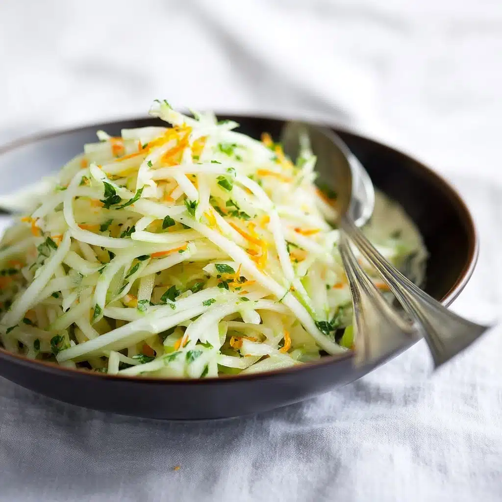 Kohlrabi Slaw with Cilantro, Jalapeño and Lime Recipe 5 Kohlrabi Slaw with Cilantro, Jalapeño and Lime Recipe - Recipe Image