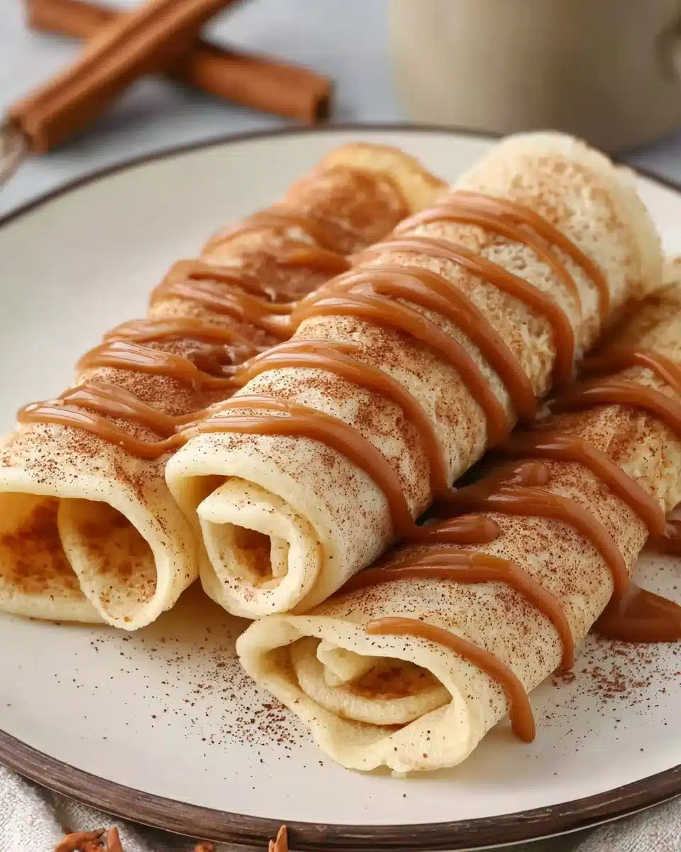 Cinnamon Roll Protein Crepes Recipe