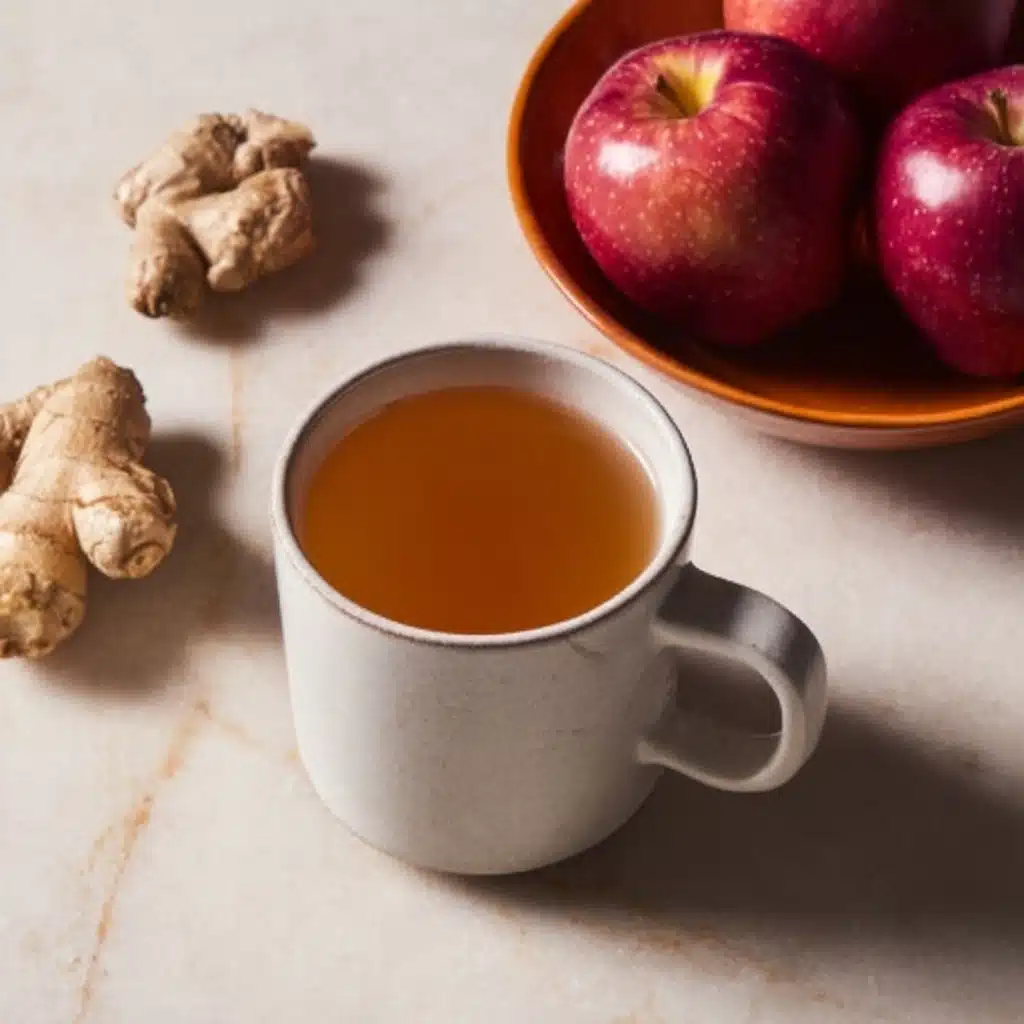 Korean Apple Tea with Ginger and Cinnamon (Saegwa Cha) Recipe - Recipe Image