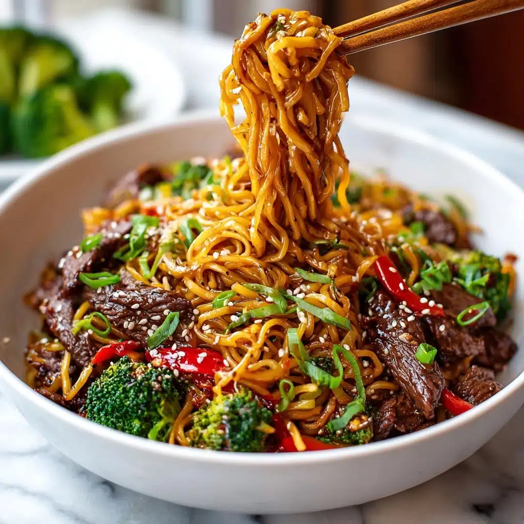 Sticky Beef Noodles Recipe 4 Sticky Beef Noodles Recipe - Recipe Image