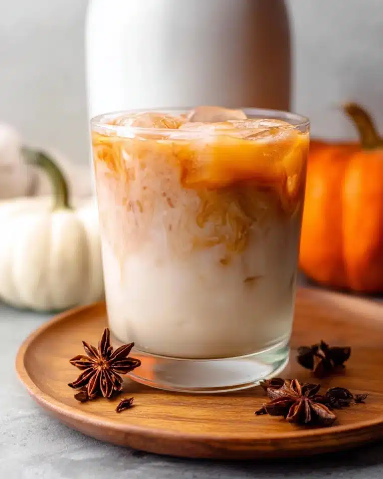 Iced Pumpkin Cream Chai Tea Latte (Starbucks Copycat) Recipe