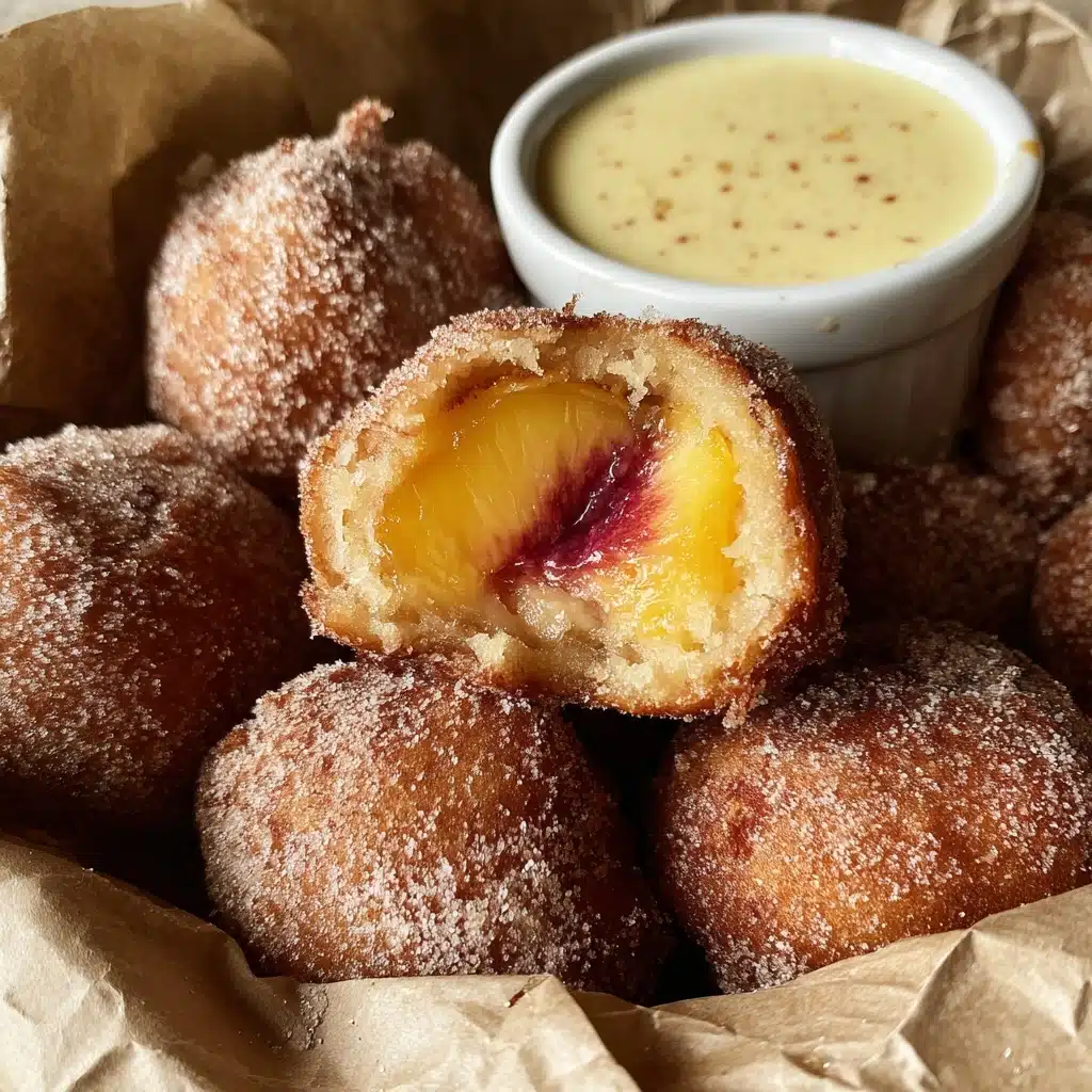 Sourdough Fried Peaches with Crème Anglaise Recipe 5 Sourdough Fried Peaches with Crème Anglaise Recipe - Recipe Image