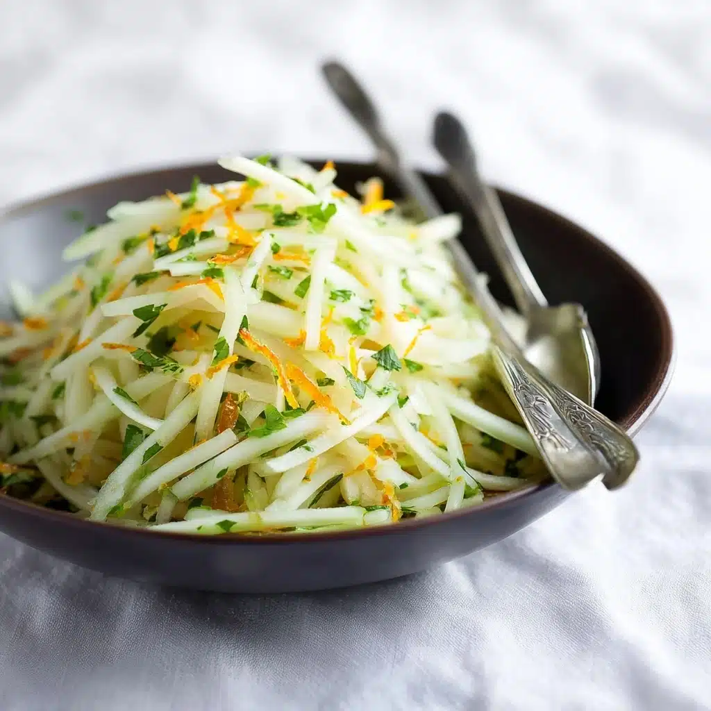 Kohlrabi Slaw with Cilantro, Jalapeño and Lime Recipe 4 Kohlrabi Slaw with Cilantro, Jalapeño and Lime Recipe - Recipe Image