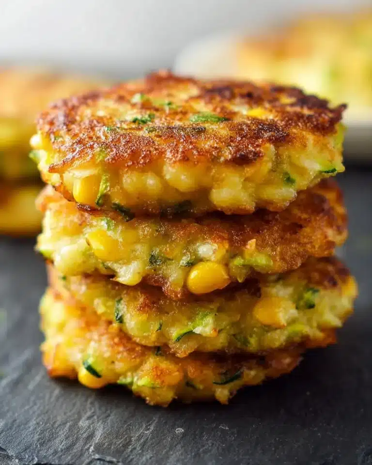 Zucchini Corn Fritters Recipe