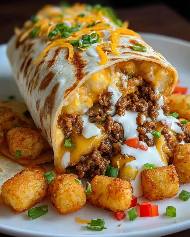 Cheesy Potato Burritos Comfort Meal Recipe