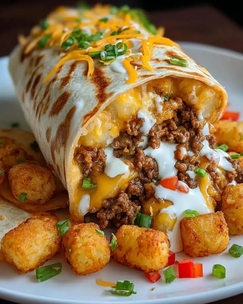 Cheesy Potato Burritos Comfort Meal Recipe