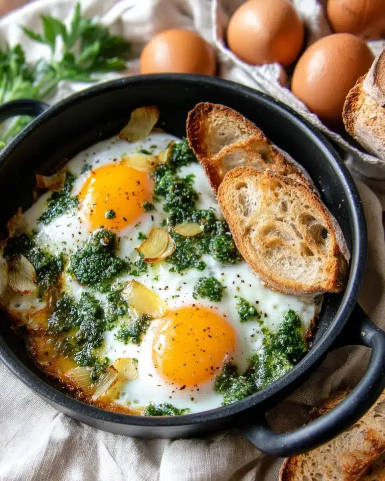Spanish Garlic Eggs Recipe