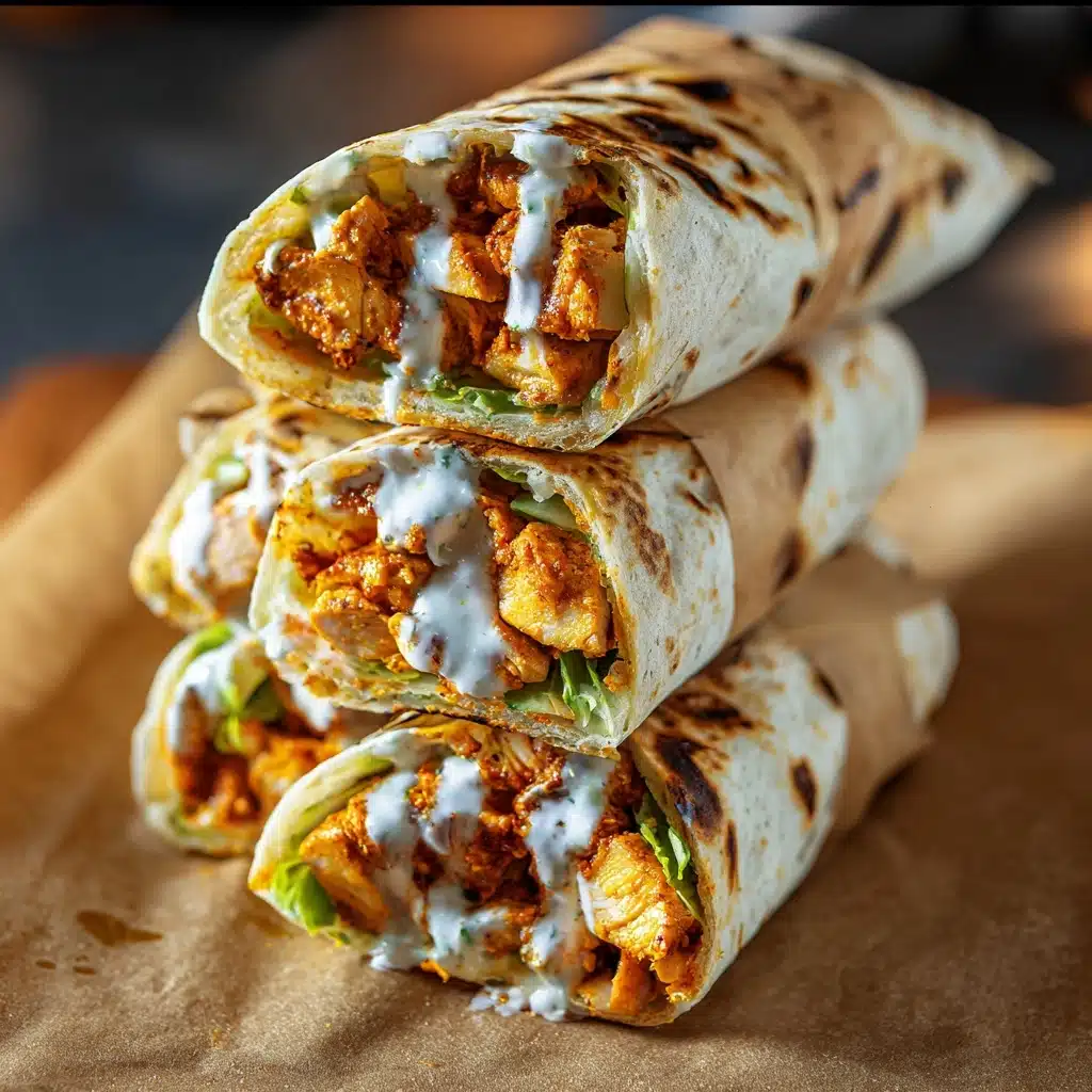 Buffalo Chicken Wraps Recipe 5 Buffalo Chicken Wraps Recipe - Recipe Image