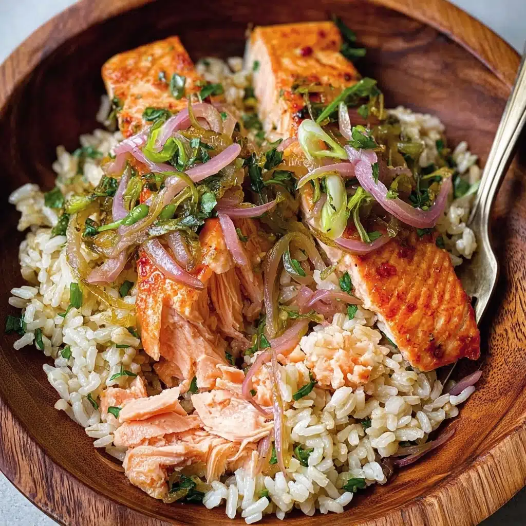 Miso Butter Salmon with Sizzled Scallion Salsa Verde Recipe 4 Miso Butter Salmon with Sizzled Scallion Salsa Verde Recipe - Recipe Image