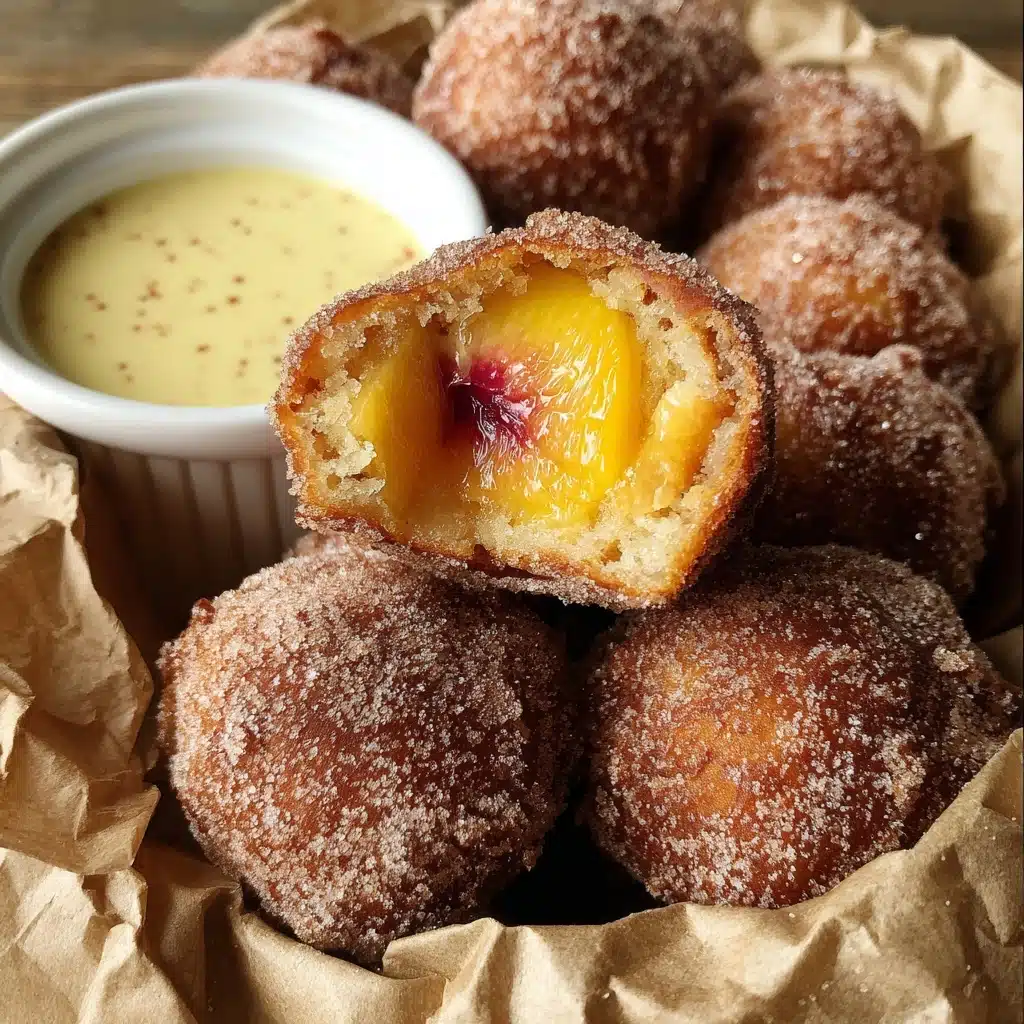 Sourdough Fried Peaches with Crème Anglaise Recipe 4 Sourdough Fried Peaches with Crème Anglaise Recipe - Recipe Image