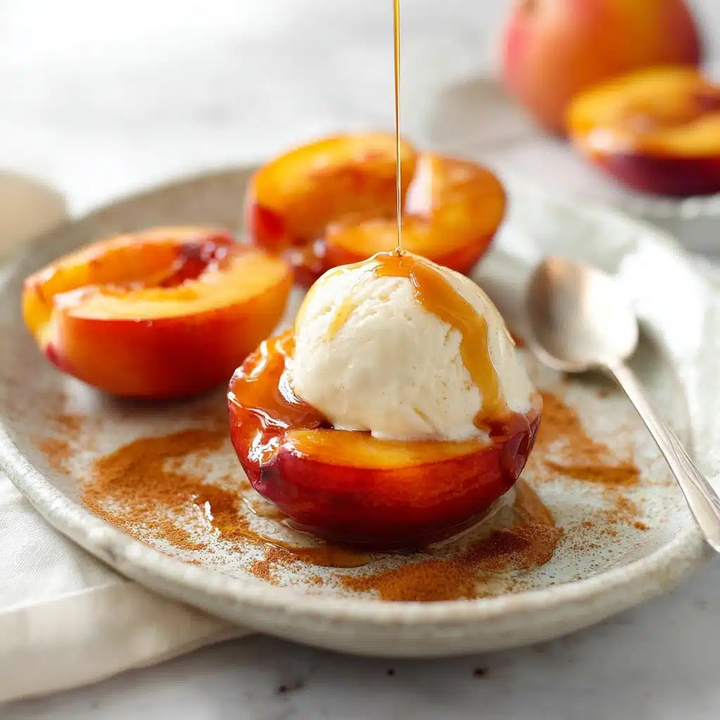 Baked Nectarines with Cinnamon Honey Sauce Recipe 4 Baked Nectarines with Cinnamon Honey Sauce Recipe - Recipe Image