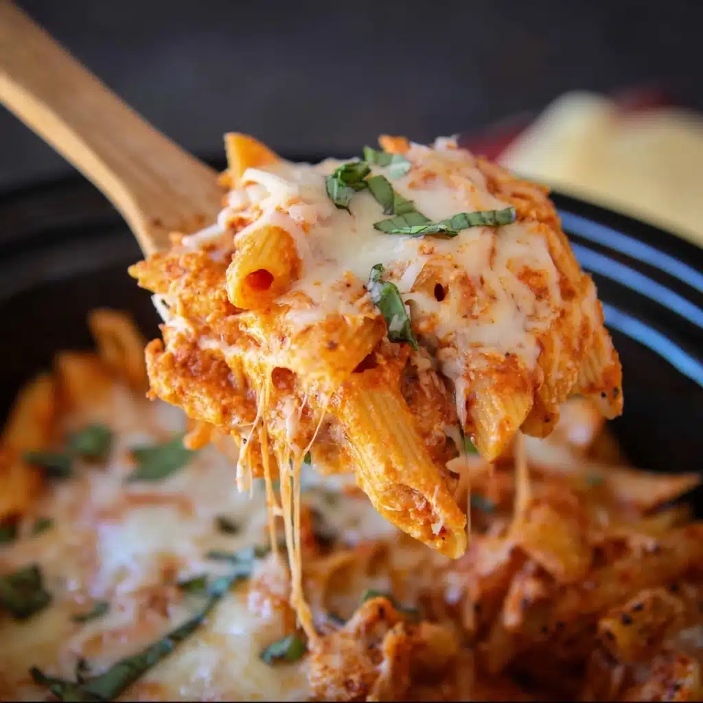 Cheesy Chicken Pasta Casserole Recipe 5 Cheesy Chicken Pasta Casserole Recipe - Recipe Image
