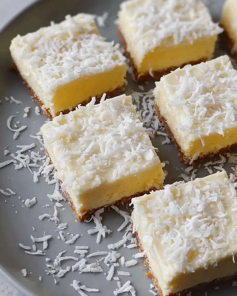 Coconut Lime Bars Recipe