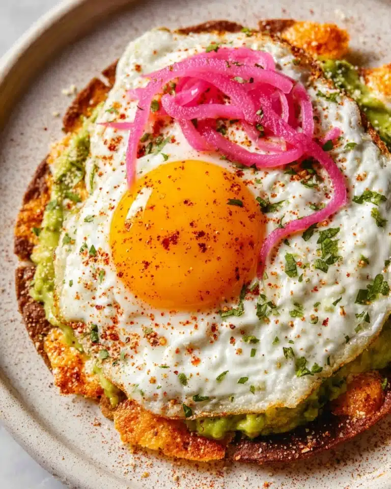 Crispy Feta Fried Eggs Recipe