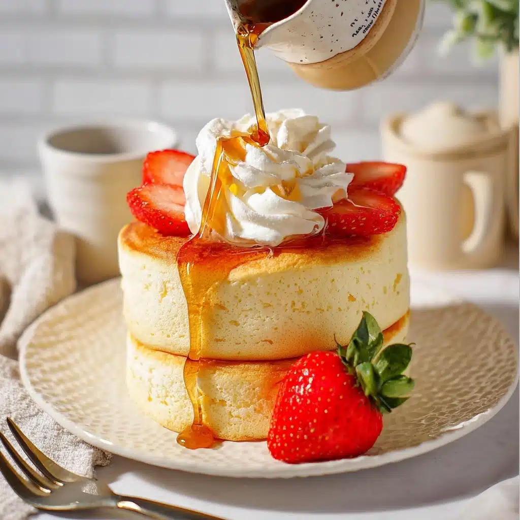 Fluffy Japanese Soufflé Pancakes Recipe - Recipe Image