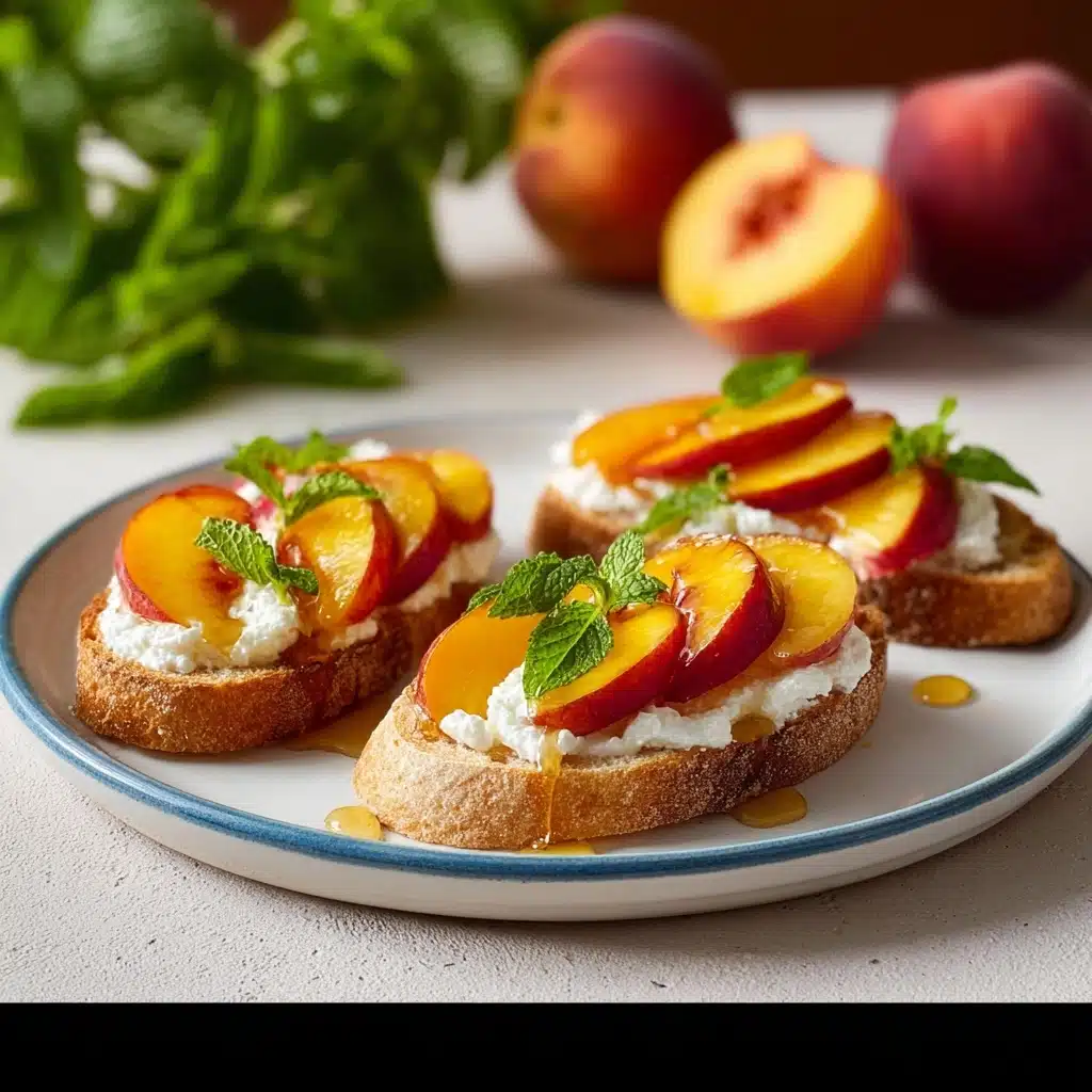 Peach Bruschetta Recipe 5 Peach Bruschetta Recipe - Recipe Image