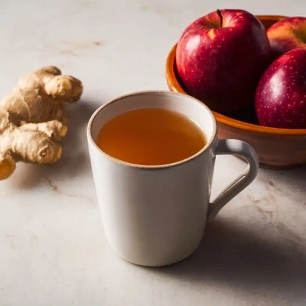 Korean Apple Tea with Ginger and Cinnamon (Saegwa Cha) Recipe - Recipe Image