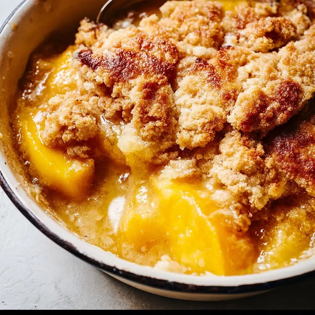 Peach Cobbler Recipe 5 Use a wider, shallow baking dish, about 2 to 2 Recipe - Recipe Image