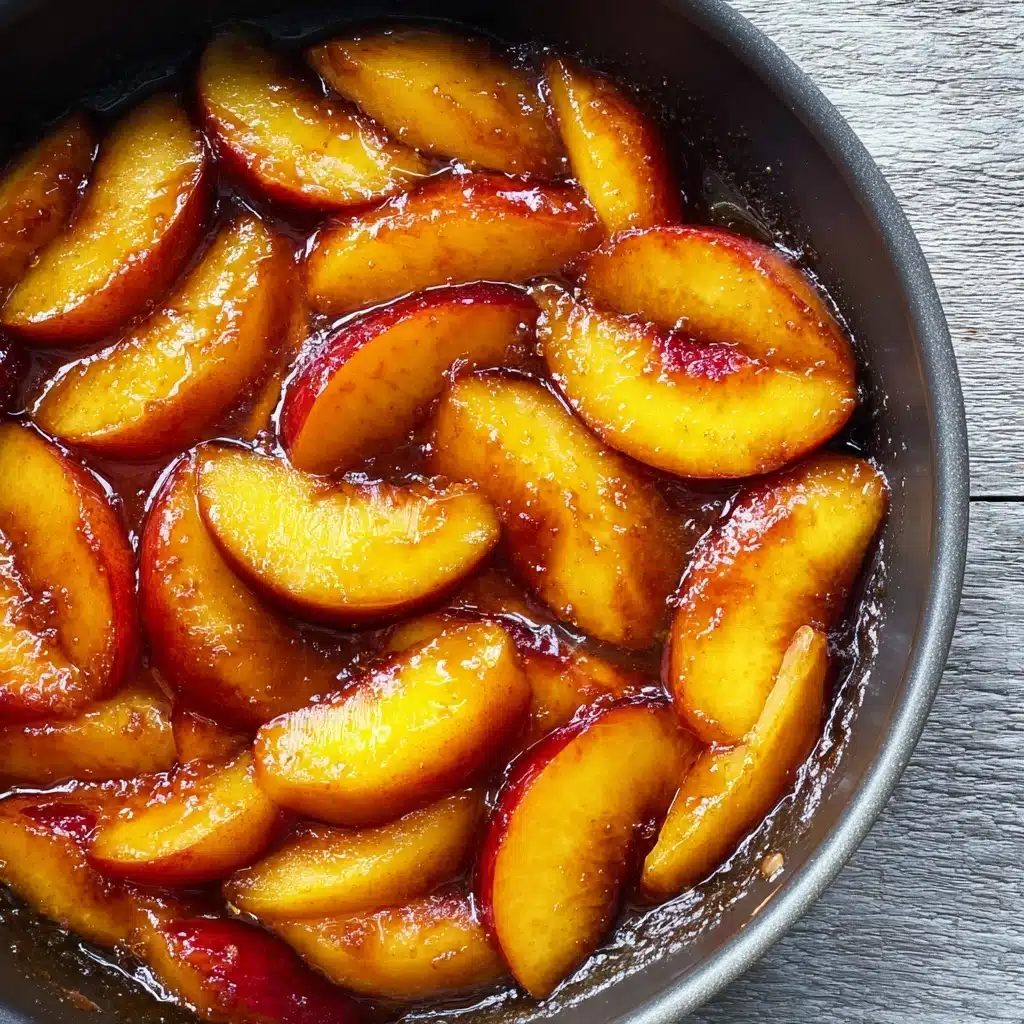 Caramelized Skillet Peaches Recipe - Recipe Image