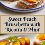 Peach Bruschetta Recipe