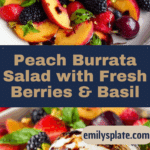 Peach Burrata Salad Recipe