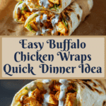 Buffalo Chicken Wraps Recipe