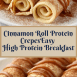 Cinnamon Roll Protein Crepes Recipe