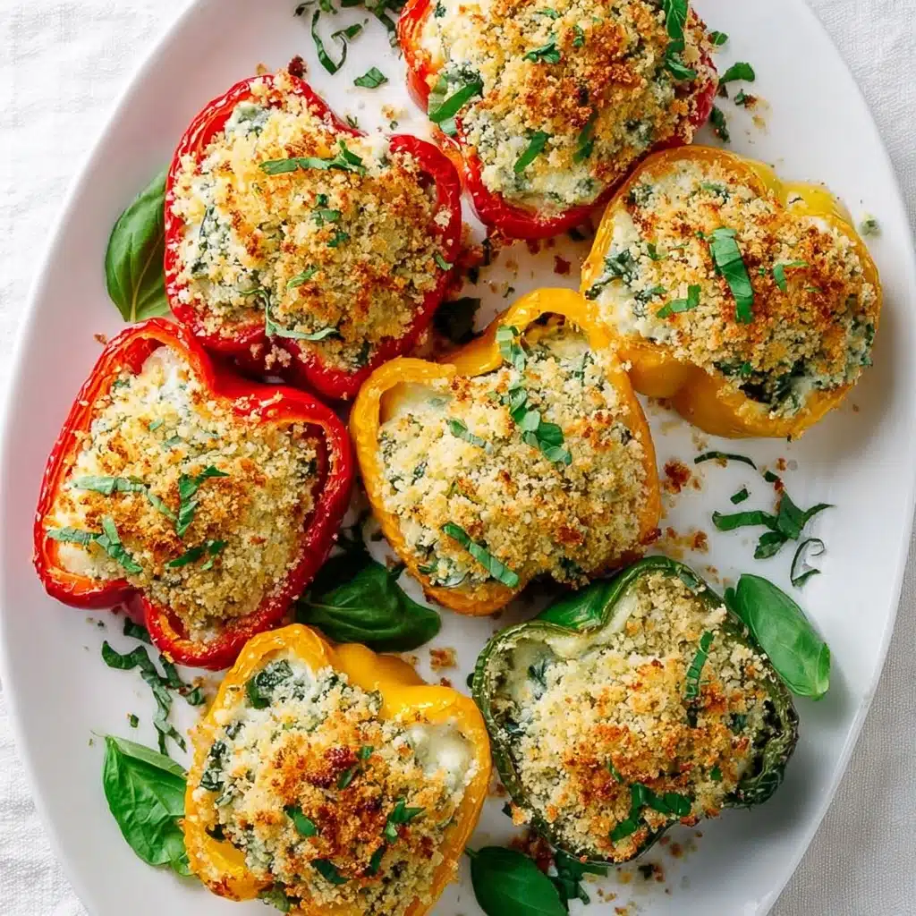 Herby Ricotta Stuffed Peppers Recipe - Recipe Image
