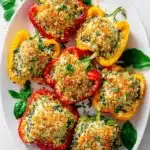 Herby Ricotta Stuffed Peppers Recipe