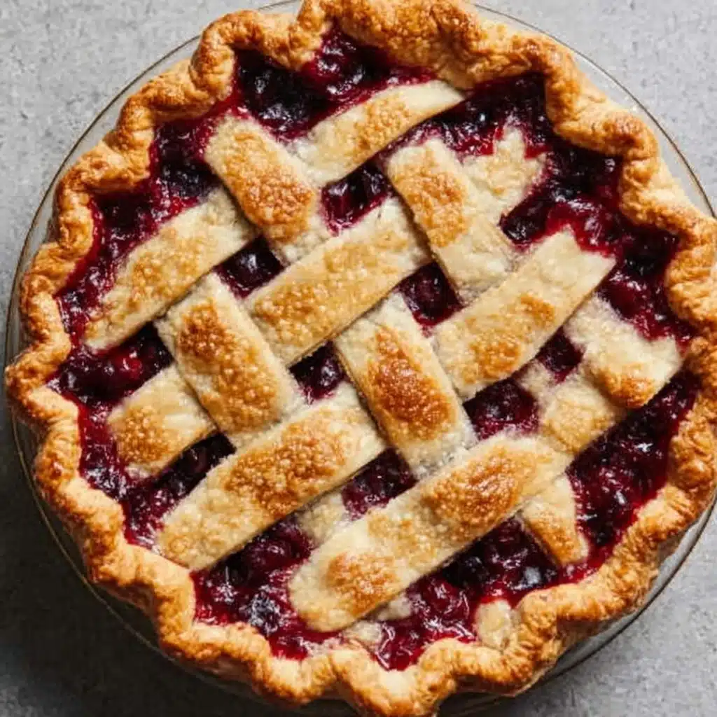 Triple Berry Pie Recipe - Recipe Image