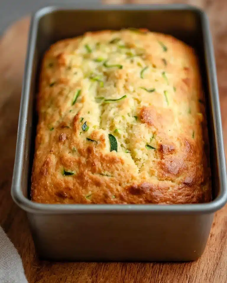 Green Onion Zucchini Cheddar Quick Bread Recipe