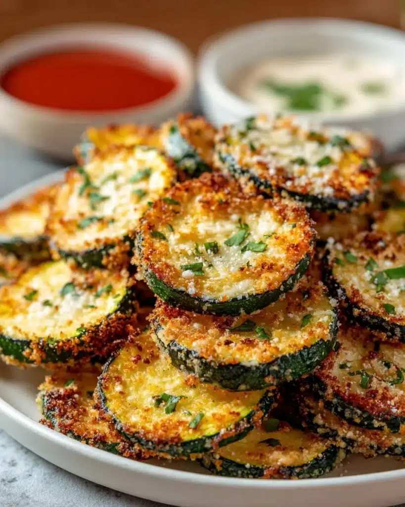 Crispy Baked Parmesan Zucchini Recipe