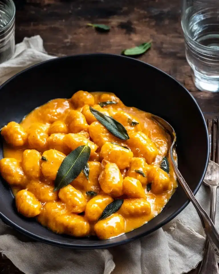 Creamy Pumpkin Gnocchi Recipe