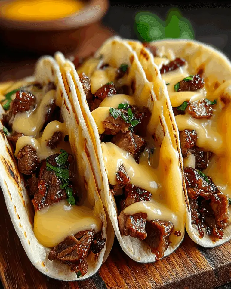 Garlic Butter Honey BBQ Beef Tacos Recipe