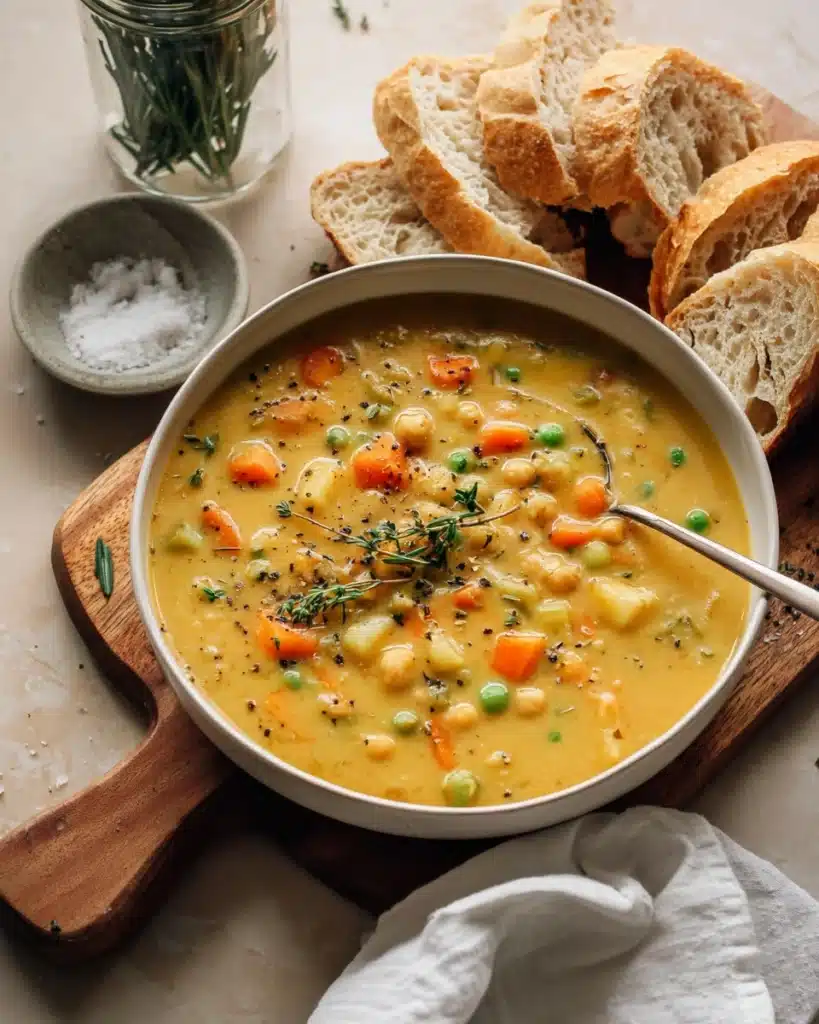 One-Pot Creamy Vegetable Soup Recipe