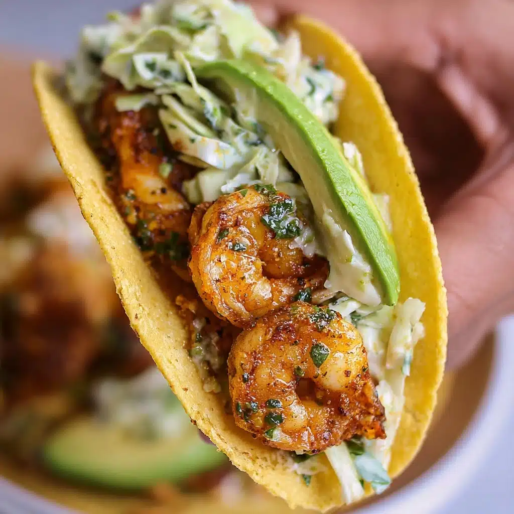 Cilantro Lime Shrimp Tacos with Creamy Slaw Recipe - Recipe Image