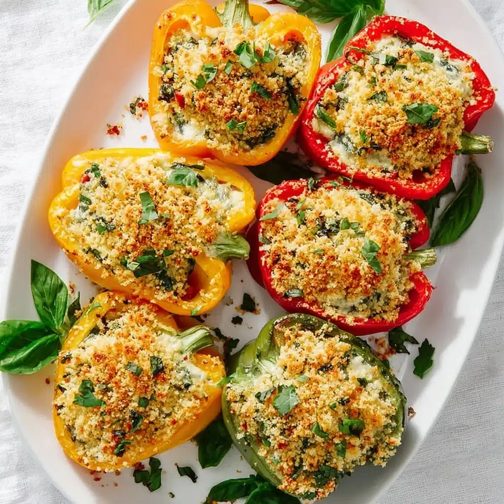 Herby Ricotta Stuffed Peppers Recipe - Recipe Image