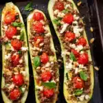 Mediterranean Stuffed Zucchini Recipe