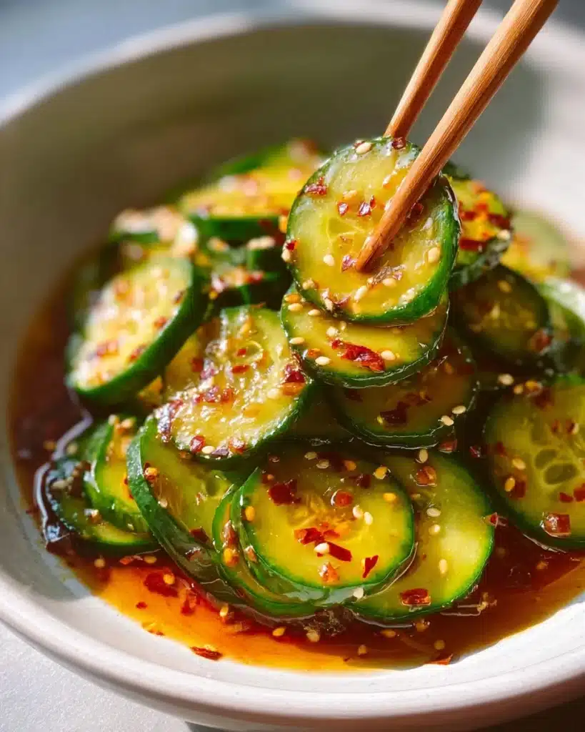 Easy Asian Cucumber Salad Recipe